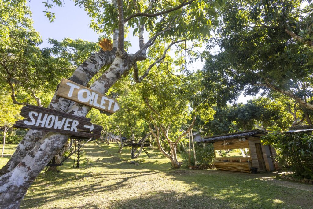 Riverside base camp in Mae Taeng where the afternoon ends