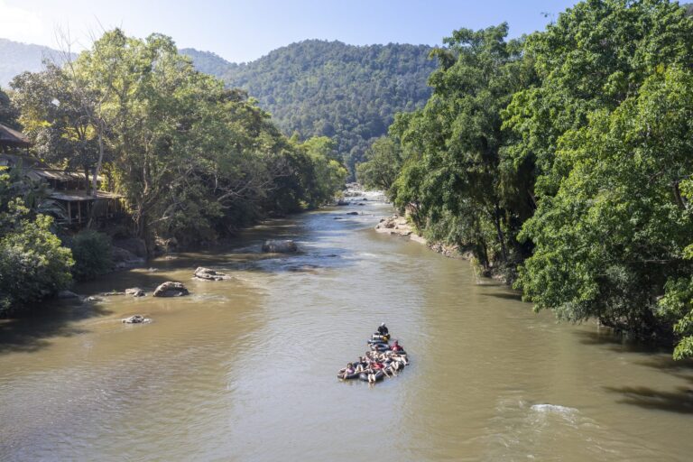 Two-day river tubing tour with an overnight stay in Mae Taeng, Chiang Mai